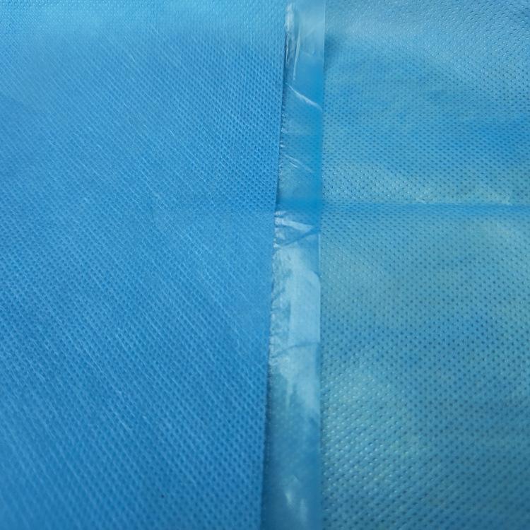 PP PE Laminated Non Woven Fabric Waterproof Anti Stretch For Medical Bed Sheet 0