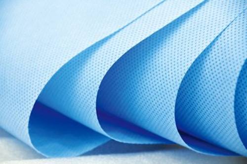 Medical Blue SMS Non Woven Fabric Hydrophobic Breathable For Protective Clothing 0