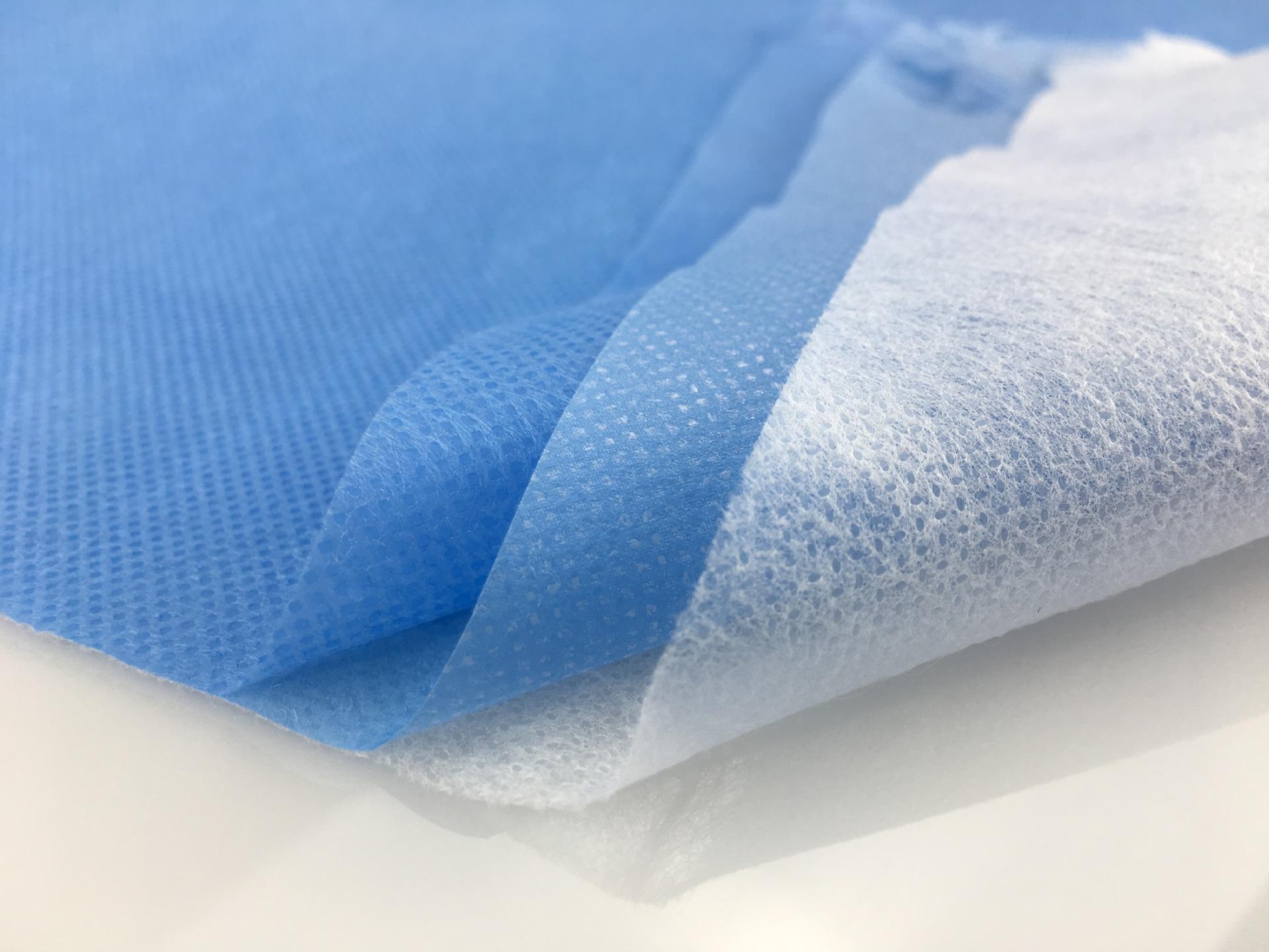 Eco Friendly SMS Nonwoven Fabric Breathable For Medical Protection 0