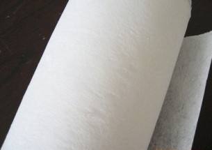 White Melt Blown Cloth Fluffy Structure Light Weight For Thermal Material 0