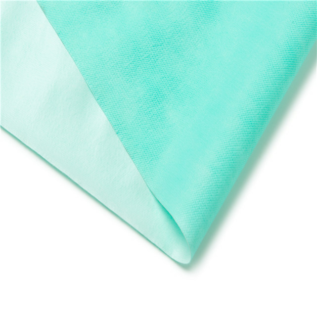 Eco Frinendly Laminated Non Woven Fabric blue green 1.6m 0
